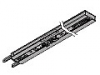 Hörmann / Berner Guide rail FS60  short (1 -piece, short 3200 mm)  for SupraMatic H - only shipping in Germany!