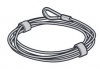 Hormann Câble Métallique, diamètre = 3 mm, longueur = 6250 mm  -  (1 Paire - 2x Câbles)