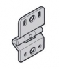 Hörmann hinges SA006 Type 6-V, galvanized, next to the wicket door (without lining)