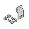 HÖRMANN Kit : languette de commutation pour verrouillage de porte avec verrou rotatif vertical - hauteur de fermeture de porte ≥ 1217,5 mm 