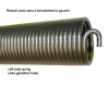 Torsion spring replaces hörmann  L724 (  L34 and L35) - in stock