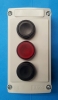 Baco 2- Way switch with red indicator light,    230 V