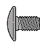 Hörmann round-head screw M10 × 20, galvanised