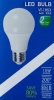 LED Lampe 230 V, 10 W, E 27, Lichtfarbe warmweiß, Glaskolben in Birnenform