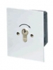 GEBA flush-mounted key switch J-EPZ 1-1R / 2, incl. PHZ with latching contact on one side