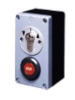 GEBA-wall Key switch J-APZ 2-2T / 1 incl. PHZ with bilateral tactile contact and stop button