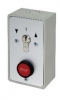 GEBA 092130110  Aufputz Schlüsseltaster S-APZ 2-2T/1 inkl. PHZ mit zweiseitigem Tastkontakt und Stop-Taster