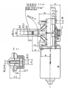 SWF VALEO NIDEC ITT 404.458  gear motor 24V DC  Typ: SW2L  