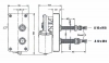 SWF VALEO ITT 109.280 système d´essuie-glace parallèle, moteur d´essuie- vitre 12V DC 