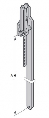 Novoferm Bras de levier DL HHT = 2500, AH = 1148 mm - Pour une utilisation sur le côté droit et le côté gauche