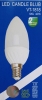 LED Lampe 230 V, 4 W,  E14 weiß, Glaskolben in Kerzenform